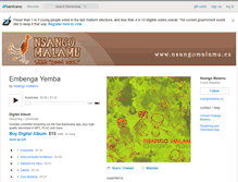 Tablet Screenshot of nsangomalamu.bandcamp.com