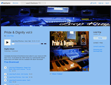 Tablet Screenshot of loopking.bandcamp.com