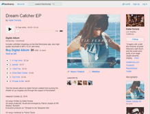 Tablet Screenshot of katieferraramusic.bandcamp.com