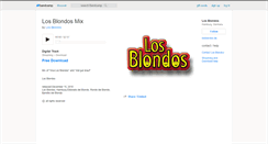 Desktop Screenshot of losblondos.bandcamp.com