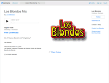 Tablet Screenshot of losblondos.bandcamp.com