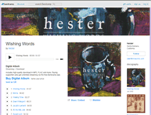Tablet Screenshot of hester.bandcamp.com