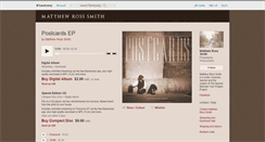 Desktop Screenshot of matthewrosssmith.bandcamp.com