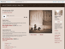 Tablet Screenshot of matthewrosssmith.bandcamp.com