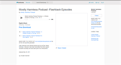 Desktop Screenshot of mostlyharmlesspodcast.bandcamp.com
