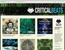 Tablet Screenshot of criticalbeats.bandcamp.com