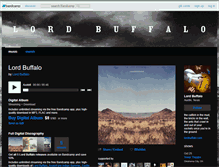 Tablet Screenshot of lord-buffalo.bandcamp.com