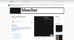 Desktop Screenshot of bleacher.bandcamp.com