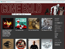 Tablet Screenshot of gonebald.bandcamp.com