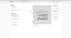 Desktop Screenshot of downforce.bandcamp.com