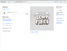 Tablet Screenshot of downforce.bandcamp.com