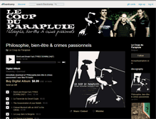 Tablet Screenshot of lecoupduparapluie.bandcamp.com