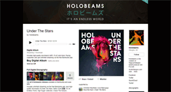 Desktop Screenshot of holobeamsandbrokenmachines.bandcamp.com