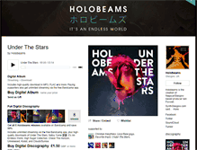 Tablet Screenshot of holobeamsandbrokenmachines.bandcamp.com