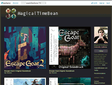 Tablet Screenshot of magicaltimebean.bandcamp.com