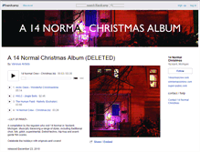 Tablet Screenshot of 14normalchristmas.bandcamp.com