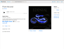 Tablet Screenshot of edenial.bandcamp.com