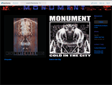 Tablet Screenshot of monument.bandcamp.com