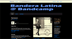 Desktop Screenshot of banderalatina.bandcamp.com