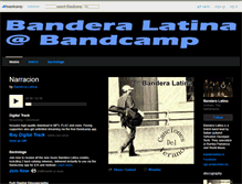 Tablet Screenshot of banderalatina.bandcamp.com