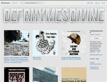 Tablet Screenshot of defrhymesdivine.bandcamp.com
