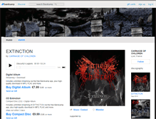 Tablet Screenshot of carnageofchildren.bandcamp.com