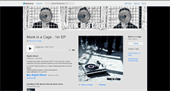Desktop Screenshot of monkinacage.bandcamp.com