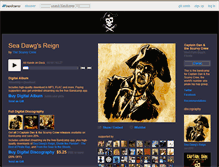 Tablet Screenshot of captaindan.bandcamp.com