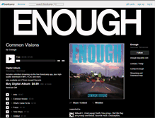 Tablet Screenshot of enough.bandcamp.com