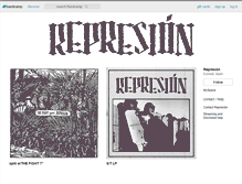 Tablet Screenshot of malditarepresion.bandcamp.com