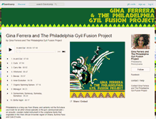 Tablet Screenshot of ginaferrera.bandcamp.com
