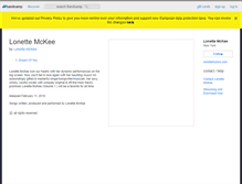 Tablet Screenshot of lonettemckee.bandcamp.com