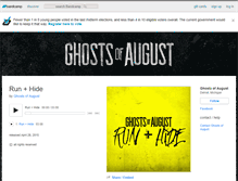 Tablet Screenshot of ghostsofaugust.bandcamp.com