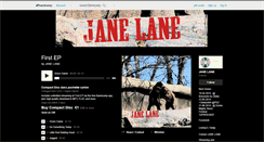 Desktop Screenshot of janelaneband.bandcamp.com