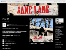 Tablet Screenshot of janelaneband.bandcamp.com