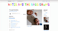 Desktop Screenshot of katieandthebassdrums.bandcamp.com