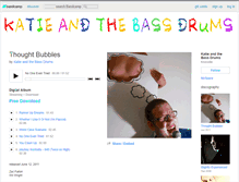 Tablet Screenshot of katieandthebassdrums.bandcamp.com