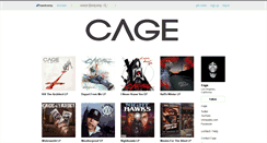 Desktop Screenshot of cagewm.bandcamp.com