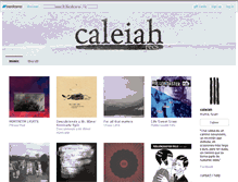 Tablet Screenshot of caleiah.bandcamp.com