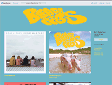 Tablet Screenshot of beachpigsnz.bandcamp.com