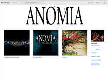 Tablet Screenshot of anomia.bandcamp.com