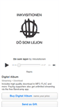 Mobile Screenshot of inkvisitionen.bandcamp.com