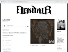 Tablet Screenshot of deadairleeds.bandcamp.com