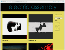 Tablet Screenshot of electricassembly.bandcamp.com