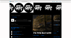 Desktop Screenshot of filthysavage.bandcamp.com