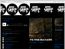 Tablet Screenshot of filthysavage.bandcamp.com