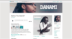 Desktop Screenshot of danami.bandcamp.com