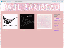 Tablet Screenshot of paulbaribeau.bandcamp.com