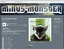 Tablet Screenshot of minus-monster.bandcamp.com