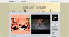 Desktop Screenshot of hopeandtim.bandcamp.com